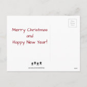 子犬のクリスマスの郵便はがき1 シーズンポストカード (裏面)