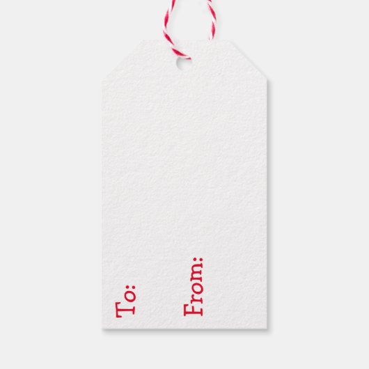 子犬のクリスマスを持つアニメガール ギフトタグ (裏面)