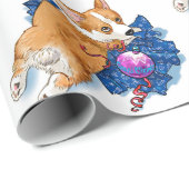 子犬のクリスマス ラッピングペーパー (ロールコーナー)