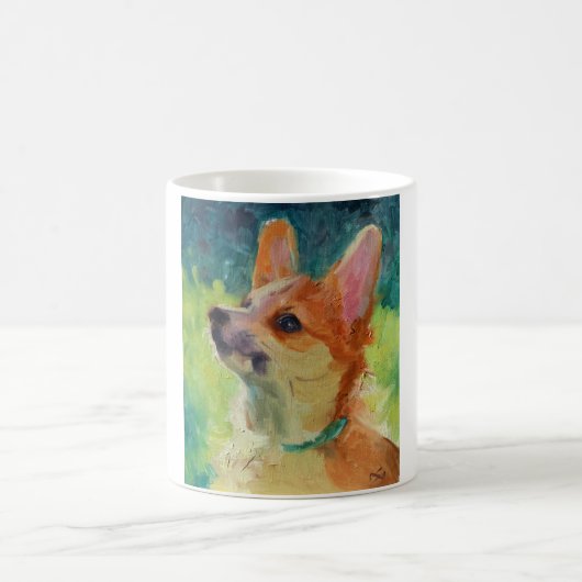 子犬のコルギマグ コーヒーマグカップ (中央)