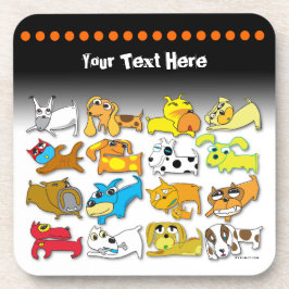 子犬のコルクのコースター コースター