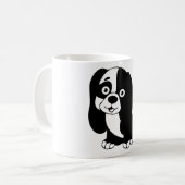 子犬のコーヒーマグ コーヒーマグカップ (正面左)