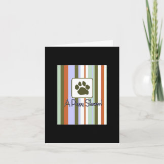 子犬のシャワー招待 招待状