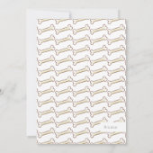 子犬のシャワー 招待状 (裏面)