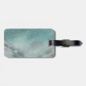 子犬のスキー休暇 ラゲッジタグ (裏面横)