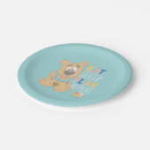 子犬のスクービードゥー食べ「睡眠遊、リピート」 ペーパープレート (アングル)