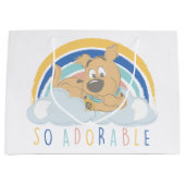 子犬のスクービードゥー"非常に愛らしい" ラージペーパーバッグ (正面)