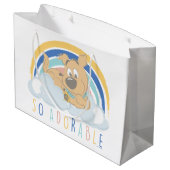 子犬のスクービードゥー"非常に愛らしい" ラージペーパーバッグ (裏面アングル)