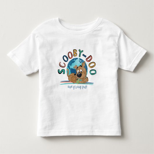 子犬のスクービードゥー「1つのグルービーアップ」 トドラーTシャツ (正面)