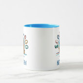 子犬のスクービードゥー「1つのグルービーアップ」 マグカップ (中央)