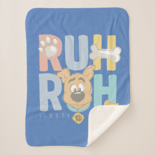 子犬のスクービードゥー"Ruh Roh" シェルパブランケット