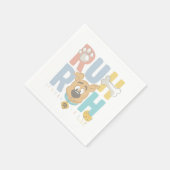 子犬のスクービードゥー"Ruh Roh" スタンダードカクテルナプキン (角)