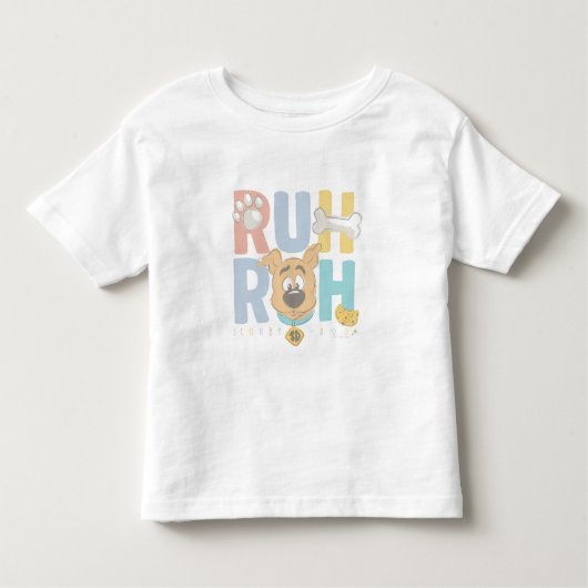 子犬のスクービードゥー"Ruh Roh" トドラーTシャツ (正面)