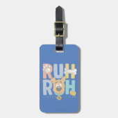 子犬のスクービードゥー"Ruh Roh" ラゲッジタグ (正面縦)