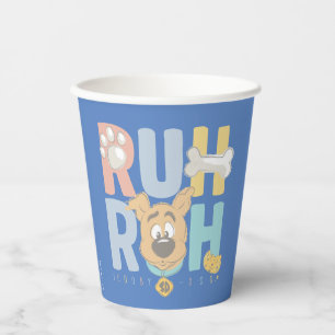 子犬のスクービードゥー"Ruh Roh" 紙コップ