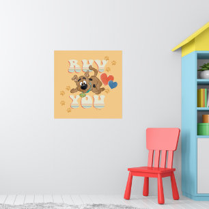 子犬のスクービードゥー"Ruv You" ポスター