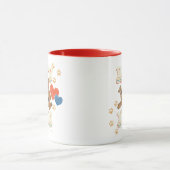 子犬のスクービードゥー"Ruv You" マグカップ (中央)