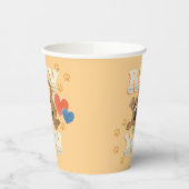 子犬のスクービードゥー"Ruv You" 紙コップ (左)