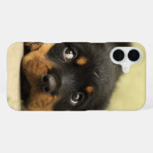 子犬のスマホケース iPhoneケース (裏面横)