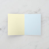 子犬のティーカップ |レトロサンキューカード サンキューカード (内部)