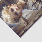 子犬のデコページを持つ少年 薄葉紙 (詳細)