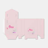 子犬のバスで1歳の女の子の誕生日の好意 フェイバーボックス (折り畳みなし)