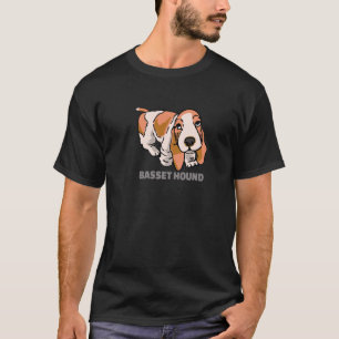 子犬のバセットハウンド Tシャツ