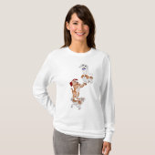 子犬のバランス Tシャツ (正面フル)