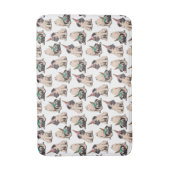 子犬のパグ|の熱望のユニコーンパターン バスマット (正面縦)