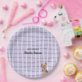 子犬のパーティープレート-ヨークシャーテリア ペーパープレート (パーティー)