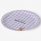 子犬のパーティープレート-ヨークシャーテリア ペーパープレート (アングル)