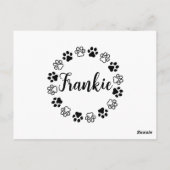 子犬のパーティー 誕生日招待状 プパパーティー ポストカード (裏面)