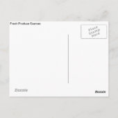 子犬のフレッシュ・プロデュース・スカーフ ポストカード (裏面)