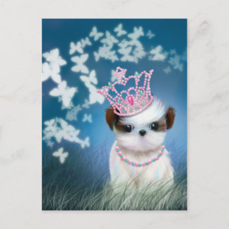 子犬のプリンセス ポストカード