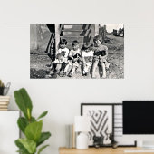 子犬のプリント ポスター (ホームオフィス)