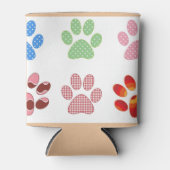 子犬のプリント 缶クーラー (正面)