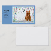 子犬のプロフィールカード 名刺 (正面/裏面)