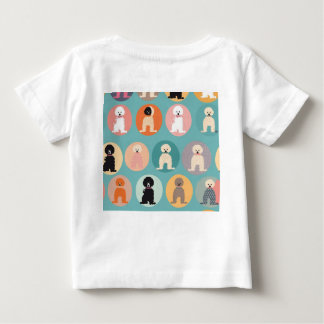 子犬のベビーtシャツ ベビーTシャツ