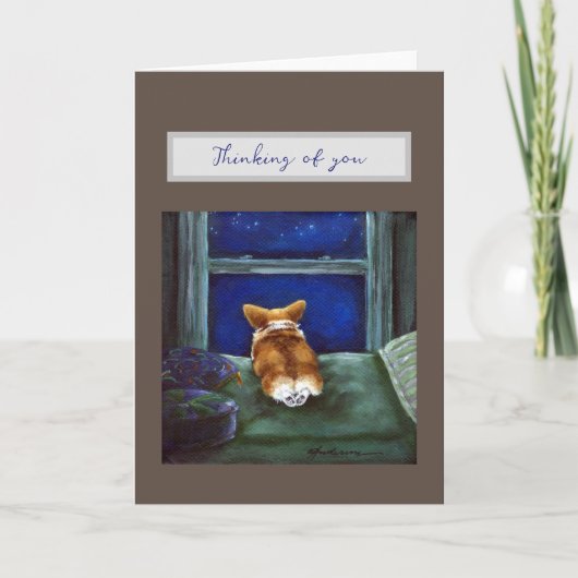 子犬のポンダーズ折り畳みノートカード ノートカード (正面)