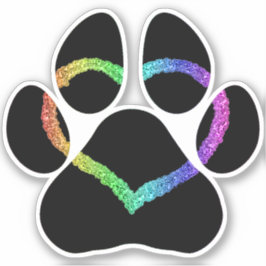 子犬のラブブラック シール