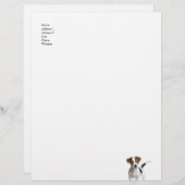 子犬のレターヘッド レターヘッド (正面/裏面)