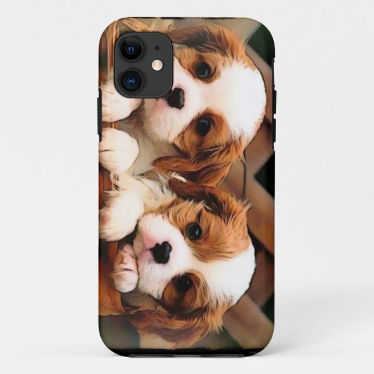子犬の例 Case-Mate iPhoneケース (裏面)