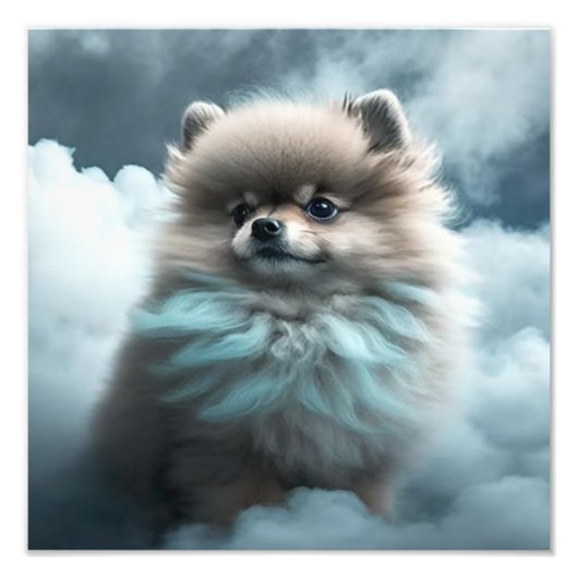 子犬の保育園＆子供部屋のプリント フォトプリント            (正面)