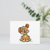 子犬の傾斜 ポストカード (スタンド正面)