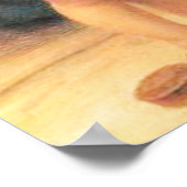 子犬の入浴 ポスター (角)