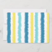 子犬の写真招待状 招待状 (裏面)