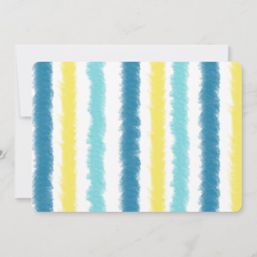 子犬の写真招待状 招待状 (裏面)