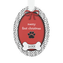 子犬の初めてのクリスマスまたは記念