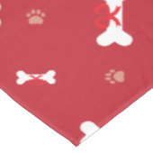 子犬の初めてのクリスマス テーブルクロス (アングル)