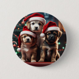子犬の前足ボタン 缶バッジ